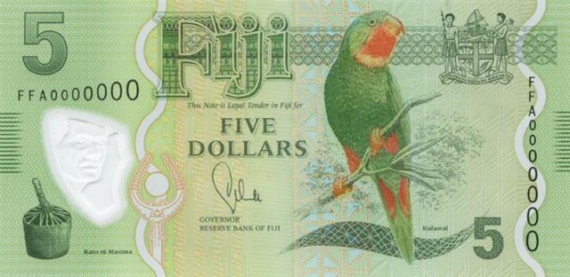 5 Fiji doları