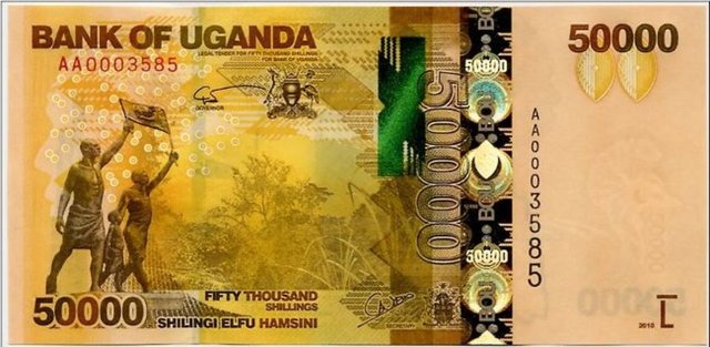 50.000 Uganda şilini 2010