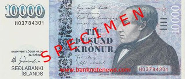 1.000 İzlanda kronuru
