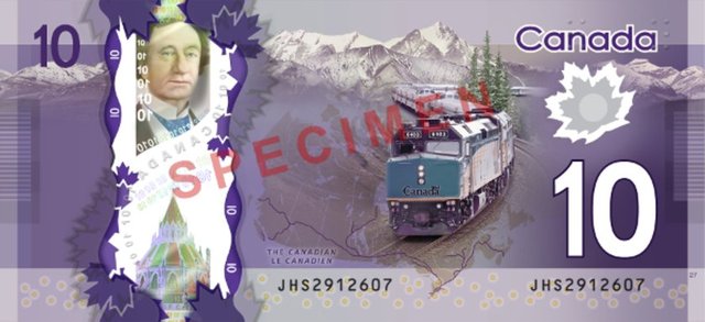 10 Kanada doları