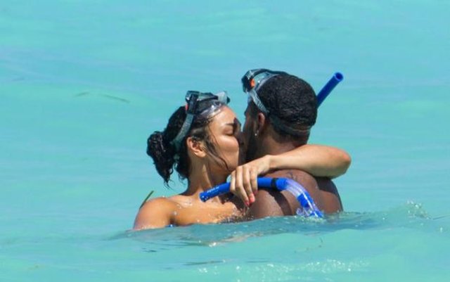 Jordin Sparks ve Jason Derulo'nun tatilinden bir kare.