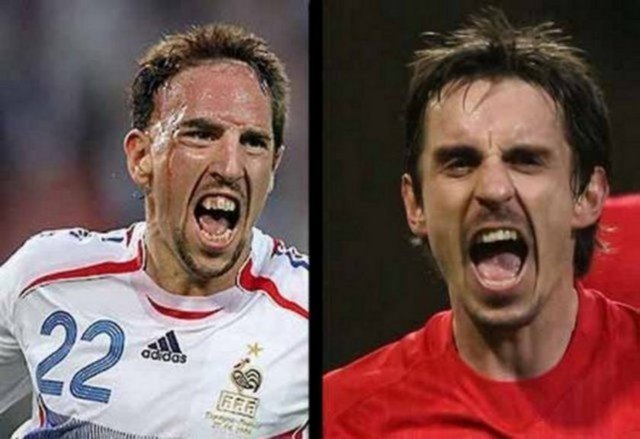FRANK RIBERY - GARY NEVILLE