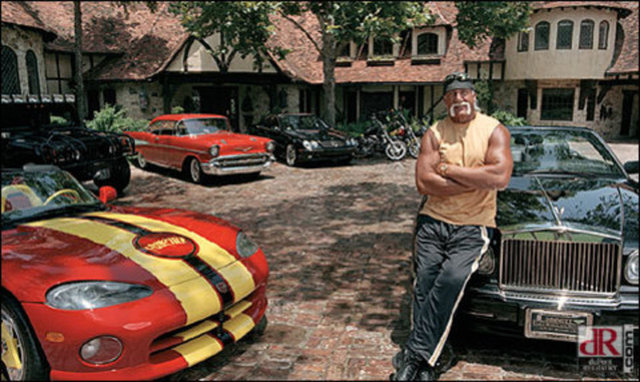 Ve yabancı ünlülerin modifiyeli araçları... İlk olarak >>HULK HOGAN