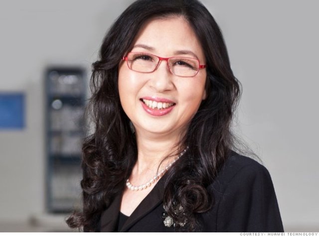 81) Sun Yafang -  - Görevi: Huawei Yöneticisi  -  - Yaşı: 58 -  - Ülkesi: Çin