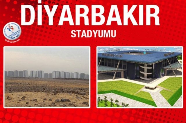 Diyarbakır Stadyumu: Sözleşmesi imzalanan ve yer teslimi aşamasında olan Diyarbakır Stadyumu'nun proje maliyeti 150 milyon lira.