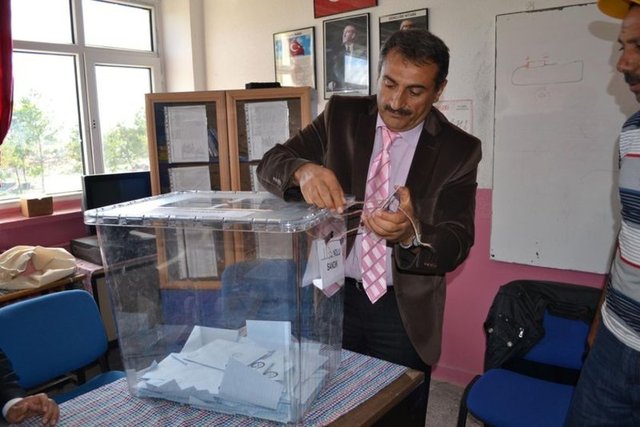 1513 seçmenin oy kullandığı Sorgun'da 1482 oy geçerli sayıldı.