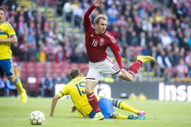 Christian Eriksen - Danimarka Dünya Kupası'nda yok