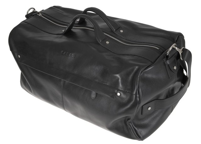 Sık sık seyahat eden bir babanız varsa, uzun yolculuklarında ona eşlik edecek şık bir seyahat çantası hediye edebilirsiniz. Sarar siyah deri çanta 349.99 TL.