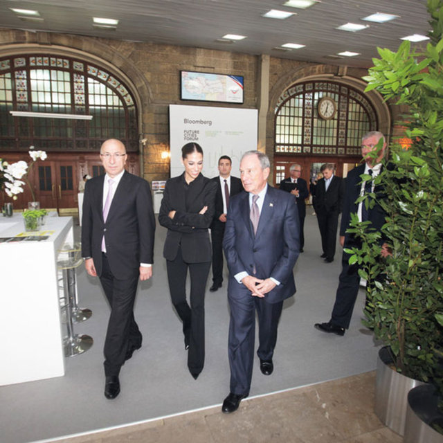 Didem Ciner, Turgay Ciner ve Michael Bloomberg