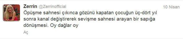 Twitter'da Zerrinofficial adında açılmış bir hesap son dönemde fenomen haline geldi.