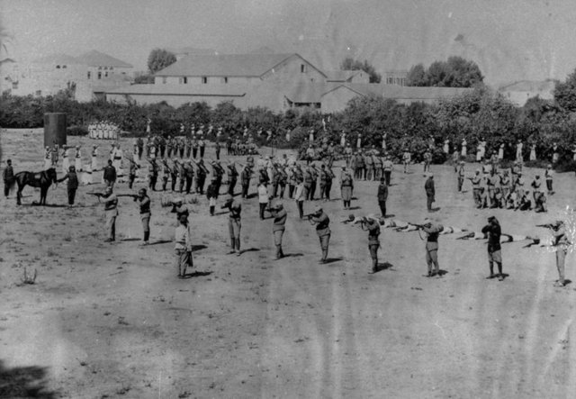Türk askerinin Çanakkale Cephesi'ndeki mücadelesinden bir kare