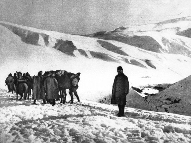 Türk askerinin Makedonya Cephesi'ndeki mücadelesinden bir kare