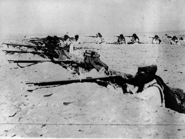 Türk askerinin Suriye Cephesi'ndeki mücadelesinden bir kare