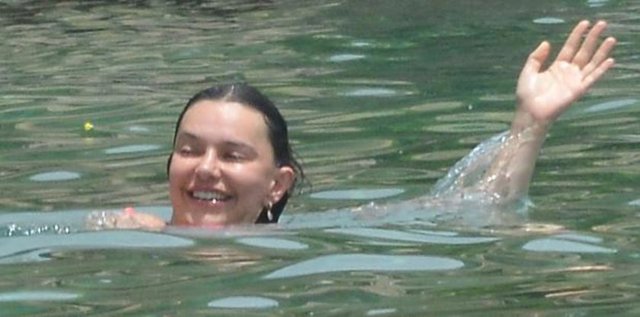 Oyuncunun keyifli halleri objektiflere böyle yansıdı...