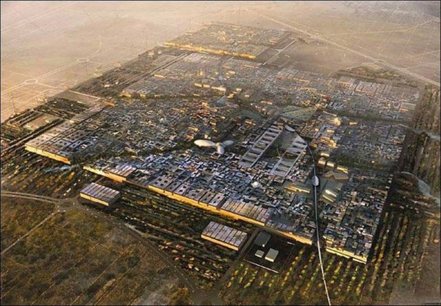 Masdar Şehrinin Tamamlanması - 2025 -  - Abu Dhabi'de yapılan geleceğin şehri Masdar 2025 yılında tamamlanacak. Tamamen yeşil enerji ile beslenecek olan şehirde Karbon hiç olmayacak.