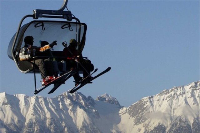 Avusturya - Avusturya dağlarında kayak keyfi.