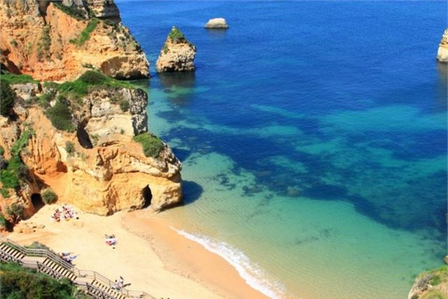 Portekiz - Baş döndürücü Lagos sahillerinde güneşin ve rüzgarın tadını çıkarın.