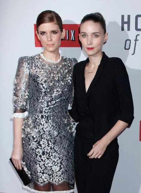 Kate ve Rooney Mara. İkisi de beyazperdede isim yaptı.