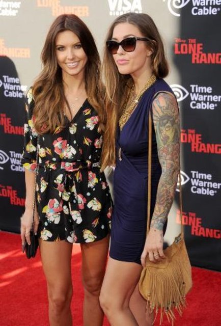 Audrina Patridge ve kardeşi Casey Patridge.