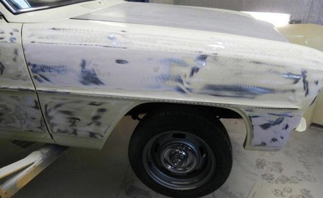 İşte aşama aşama hurda bir aracın yenileme çalışması;