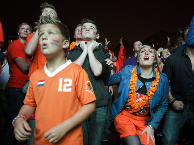 Dünya Kupası'nı henüz kazanma başarısı gösteremeyen Hollandalılar...