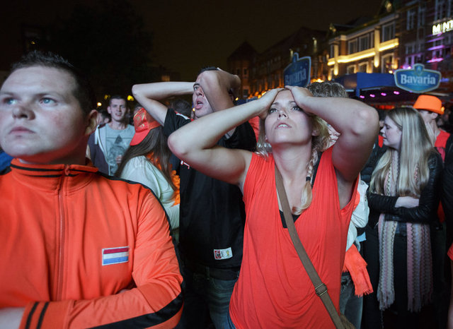 Arjantin'in finale yükselmesinin ardından adeta şoka girdiler.