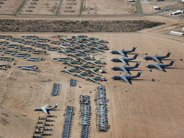 Üçüncü grupta bulunan uçaklar kısa vadeli uçuşlar için sağlam tutuluyor.