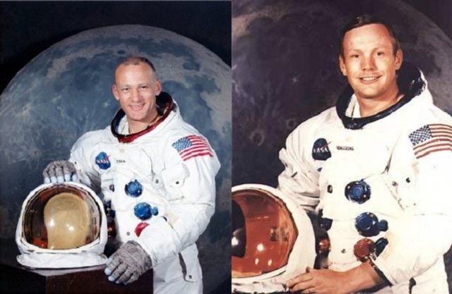 Hatta çoğumuz Neil Armstrong ve Buzz Aldrin'in Ay'da yürüyen ilk insanlar olduklarını da bilir.