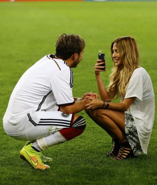 Mario Gotze - Ann-Kathrin Brommel