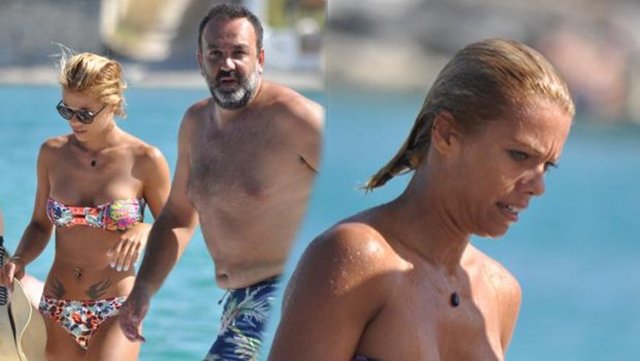 Kendi, geçen yazdan beri birlikte olduğu işadamı sevgilisi Refik Aksoy'la Çeşme tatiline devam ediyor. -