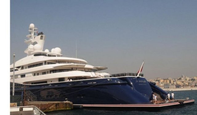 İşte dünyaca ünlü zenginlerin muhteşem yatları - Katar Emiri Şeyh Hamid Bin Halife Al Thani'nin yatı Al Mirqab