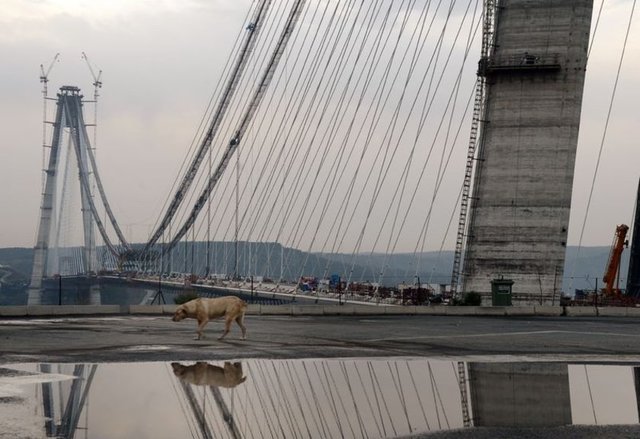 Bugüne kadar en ağırı 923 ton olan 59 çelik tabliyeden 58'i yerlerine yerleştirilerek montajı tamamlandı.