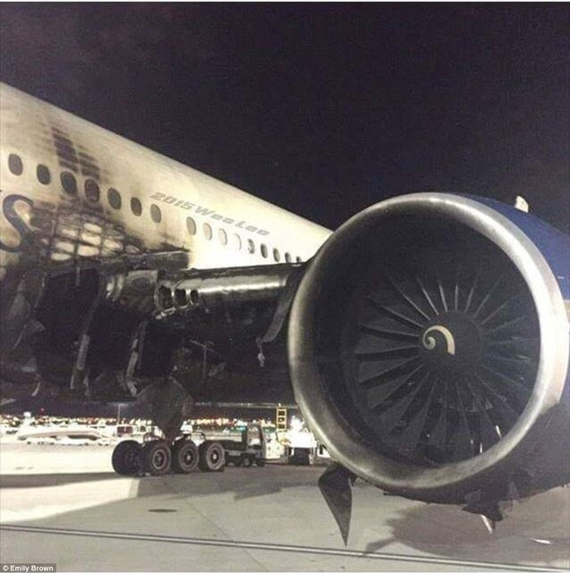 Tahliye sırasında ve dumandan 14 yolcunun yaralandığı belirtildi. Sunrise Hastanesi'ne kaldırılan yaralılar tedavi altına alındı. -