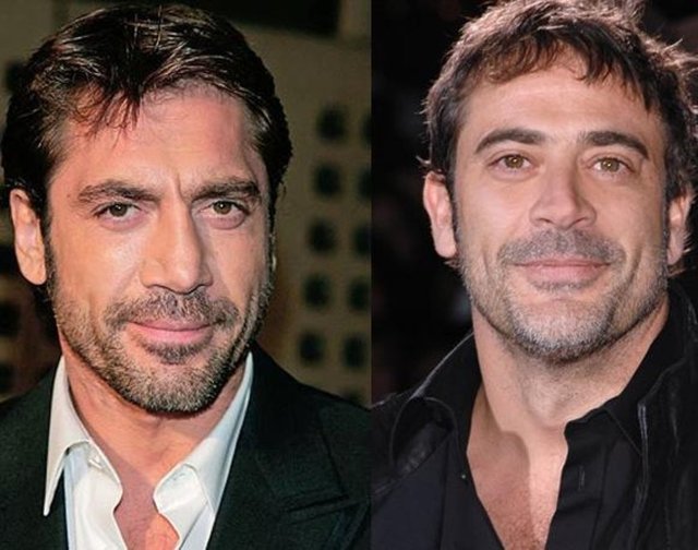 Джеффри морган и хавьер. Хавьер Бардем и Джеффри Морган. Двойник Хавьера Бардема.