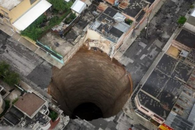 6. Guatemala City's Sinkholes, Guatemala