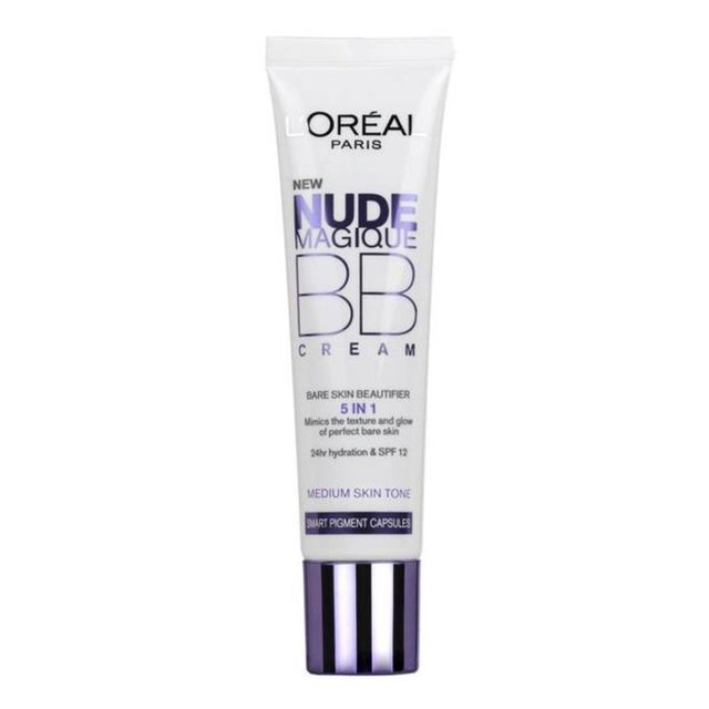 Loreal Nude Magique BB krem, 24 saat nemlendiren, cilt tonunu eşitleyen, ultra hafif bir dokuya sahip, SPF 12 korumasıyla yeni nesil BB kremler arasında öne çıkan bir ürün.