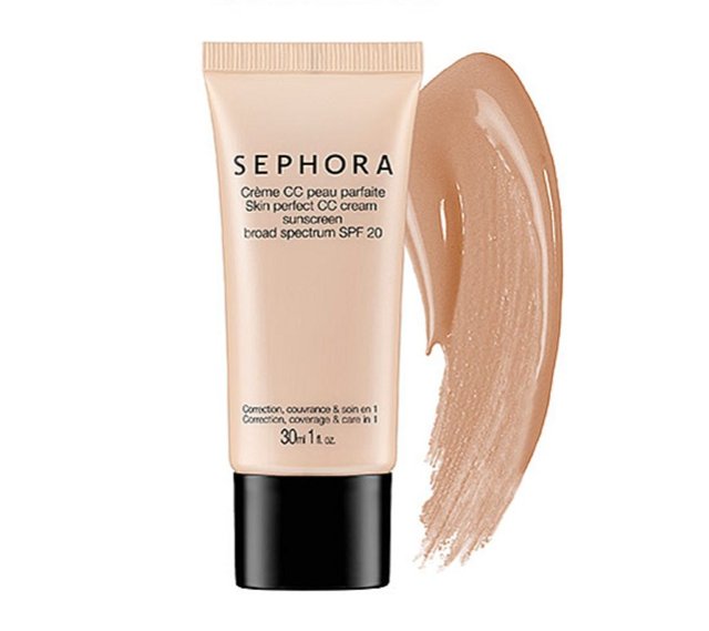 Sephora Skin Perfect CC krem de oldukça başarılı bir ürün. Paraben ve sülfat içermeyen formülü ile anında ve tek adımda renk düzelten ürün, tüm ciltlerine uygun olarak üretilmiş.