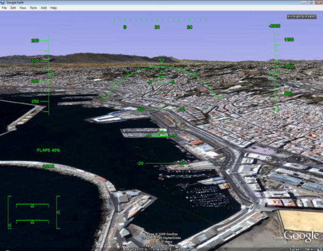 Farklı uçak modellerini seçebildiğiniz oyunda Google Earth üzerinde tüm dünyayı gezebiliyor, havaalanlarına iniş yapabiliyorsunuz. Flight Simulator'ı andıran oyunun kontrollerinin epey bir zor olduğunu da söyleyelim.