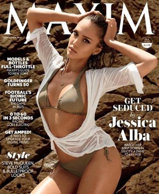 Hollywood'un en güzel kadınlarından biri olan Jessica Alba, Maxim dergisi için objektif karşısına geçti. Alba, dergi için birbirinden çarpıcı pozlar verdi.