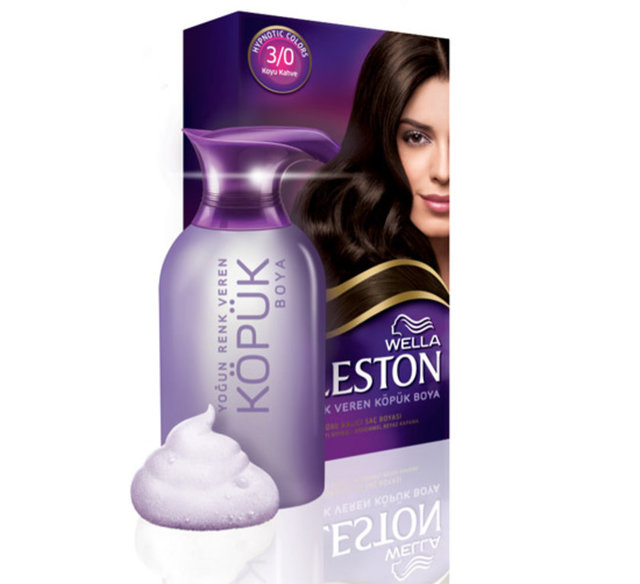 Koleston Köpük Boya, yoğun renk veren bir formüle sahip ve muhteşem renk paletine sahip ve köpük yapısı ile haftalarca süren bir ışıltı ve kalıcılık sağlıyor. Ayrıca uygulanması da oldukça kolay.