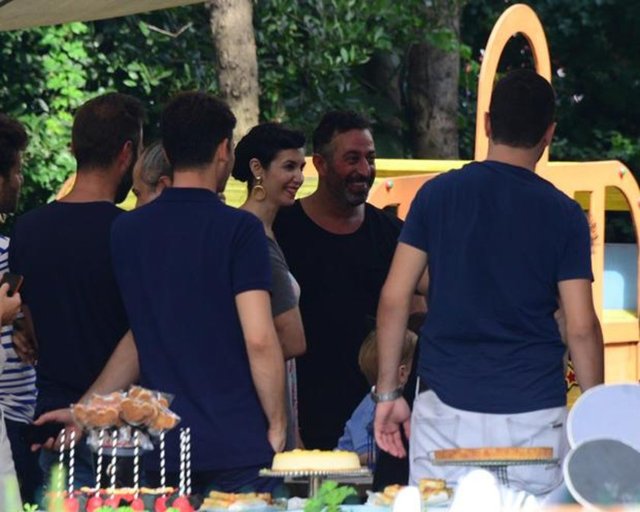 İstinye'deki Gymboree adlı çocuk parti evinde düzenlenen kutlamaya Yılmaz ailesi de katıldı.