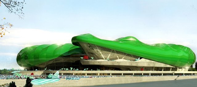 Stadın mimarisini üstlenen Hasan Sözüneri Mimarlık, yarışmaya 'Kamusal Yapılar' kategorisinde Bursa Büyükşehir Stadyumu ve Bursa Adalet Kampüsü projeleriyle katıldı.