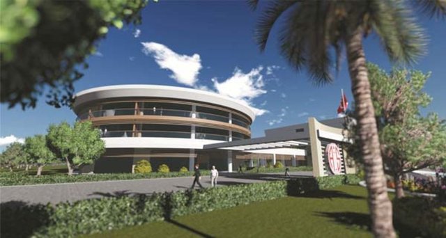 Diğer Maliye Hazinesi ve Spor Genel Müdürlüğü'ne tahsisli 237 dönümlük alanın, 49 yıllığına Antalyaspor'a tahsisi için Antalya Büyükşehir Belediyesi tiyatro salonunda imza töreni düzenlendi. -