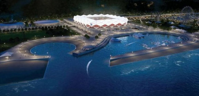 Trabzon Akyazı Stadyumu  - Akyazı'da 795 dönüm deniz dolgusu yapılarak 458 dönüm arazi üzerine inşa ediliyor. 40 bin seyirci kapasiteli.