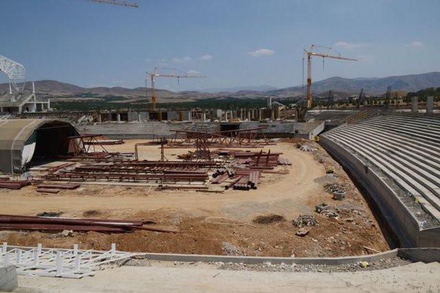 Türkiye'nin en modern statlarından birisi olacak olan Malatya Arena Stadı'nın üst kısmı kayısı şeklinde yapılacak. -