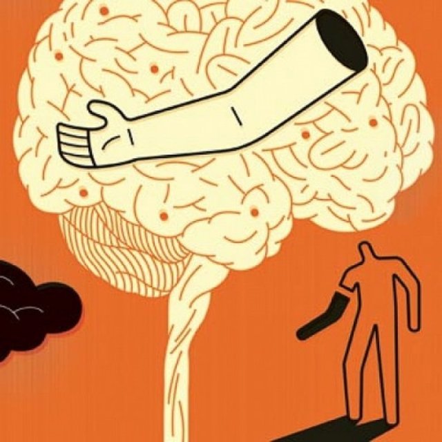 Hayali kol sendromu... Koltuğunuza oturmuş, çenenizi elinize dayayarak televizyon izliyorsunuz.