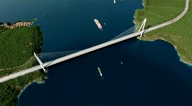 Üçüncü köprü mayısta hazır - Transit trafik yükünü azaltacak.