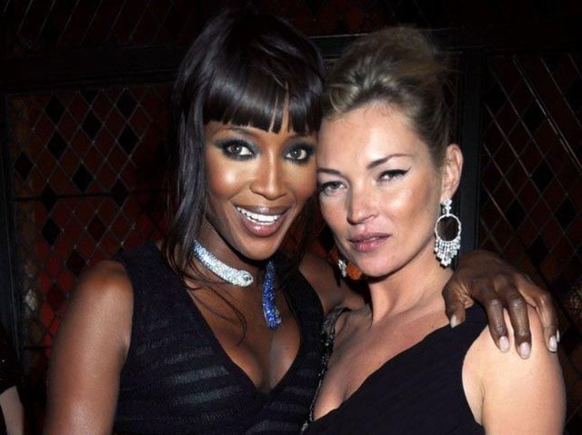 KATE MOSS, NAOMI CAMPBELL
