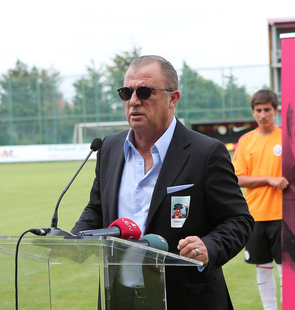 Galatasaray Kulübü'nün efsane ismi Turgan Ece için Florya Metin Oktay Tesisleri'nde yapılan anma törenine Fatih Terim de katıldı.