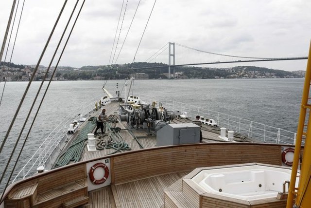 Kültür ve Turizm Bakanlığı tarafından devralınan Atatürk'ün yadigârı Savarona yatı, seçkin günlerine tekrar kavuştu.  -